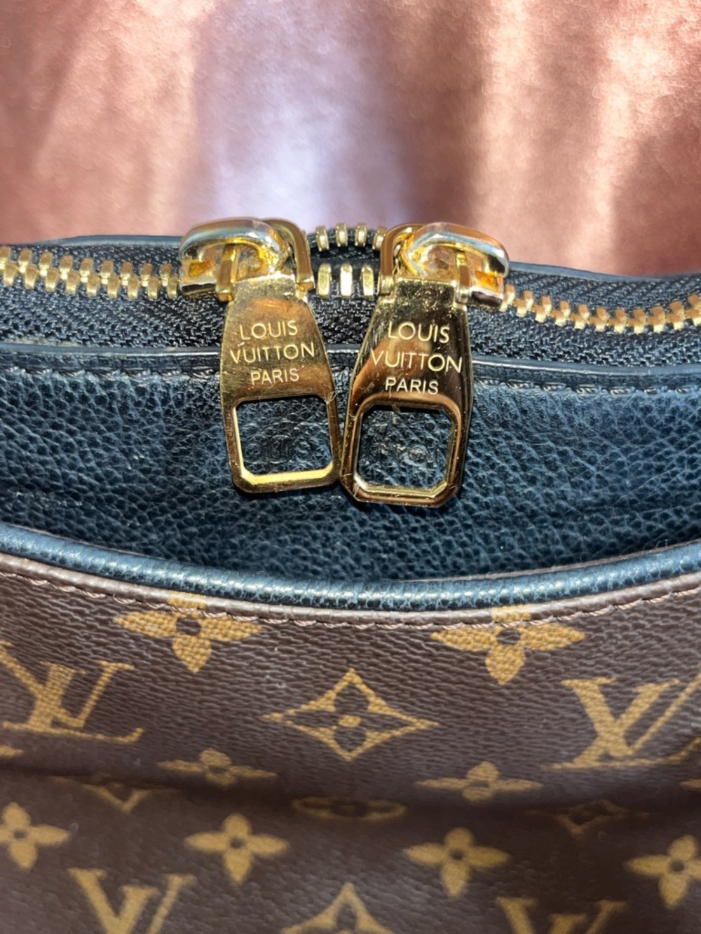 Louis Vuitton Monogram Canvas Tote in Brown and Gold - Picture 5 of 5